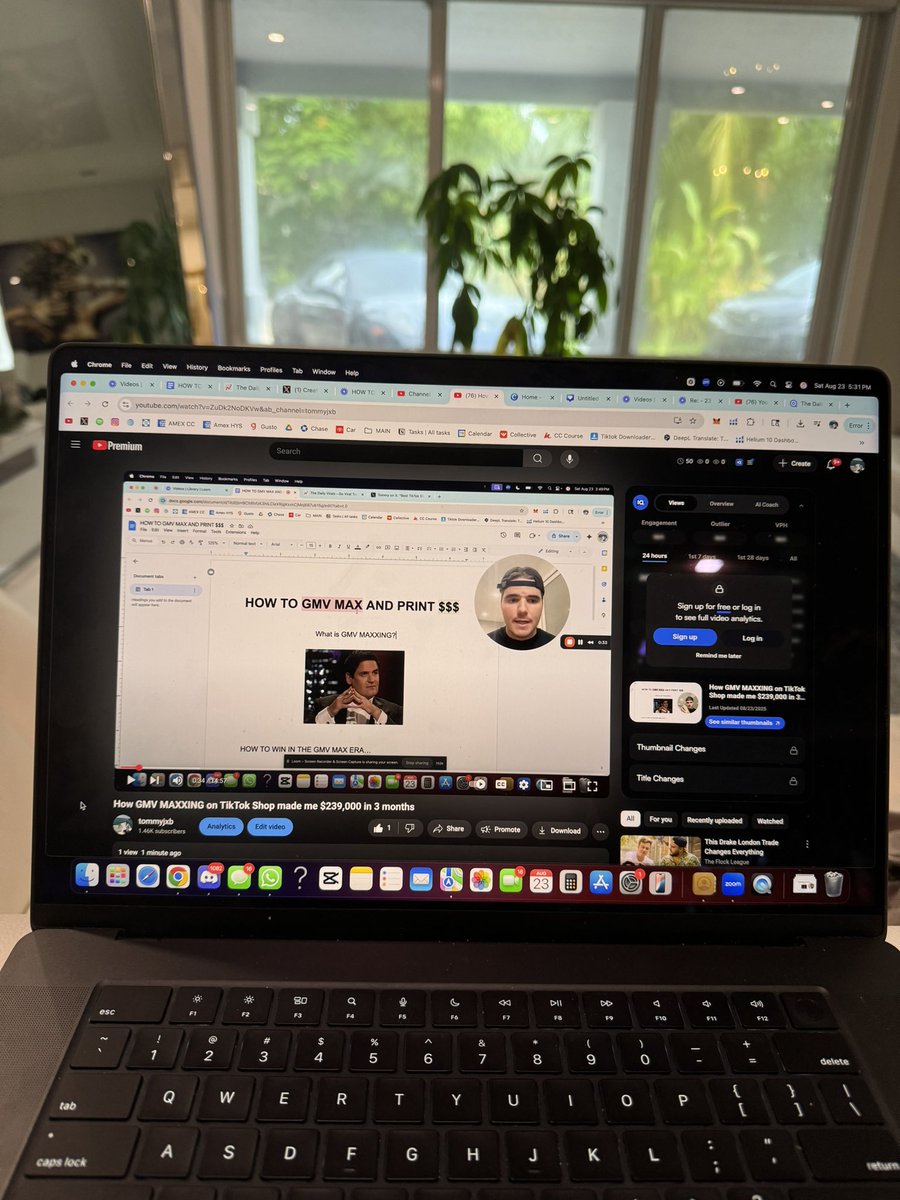15 minutes of GMV MAX game live on YouTube

If you’re a TikTok Shop creator you need to get on this wave

Search ‘tommyjxb tiktok’