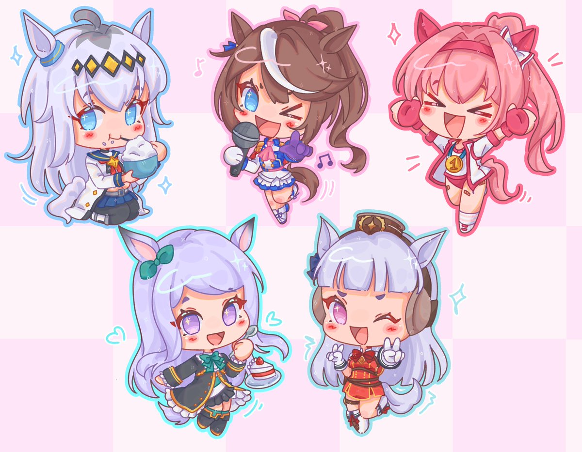 Uma chibi set!! 💖
#umamusume