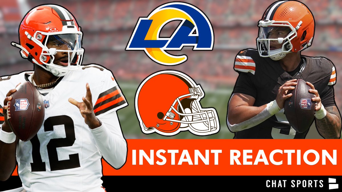Have to talk about what we just saw from Dillon Gabriel, Shedeur Sanders and Ole Joe Flacco in the Browns final preseason game. My INSTANT reaction to the Browns preseason win over the Rams on the latest Browns Report:

Check it out: youtube.com/watch?v=41uwbI…