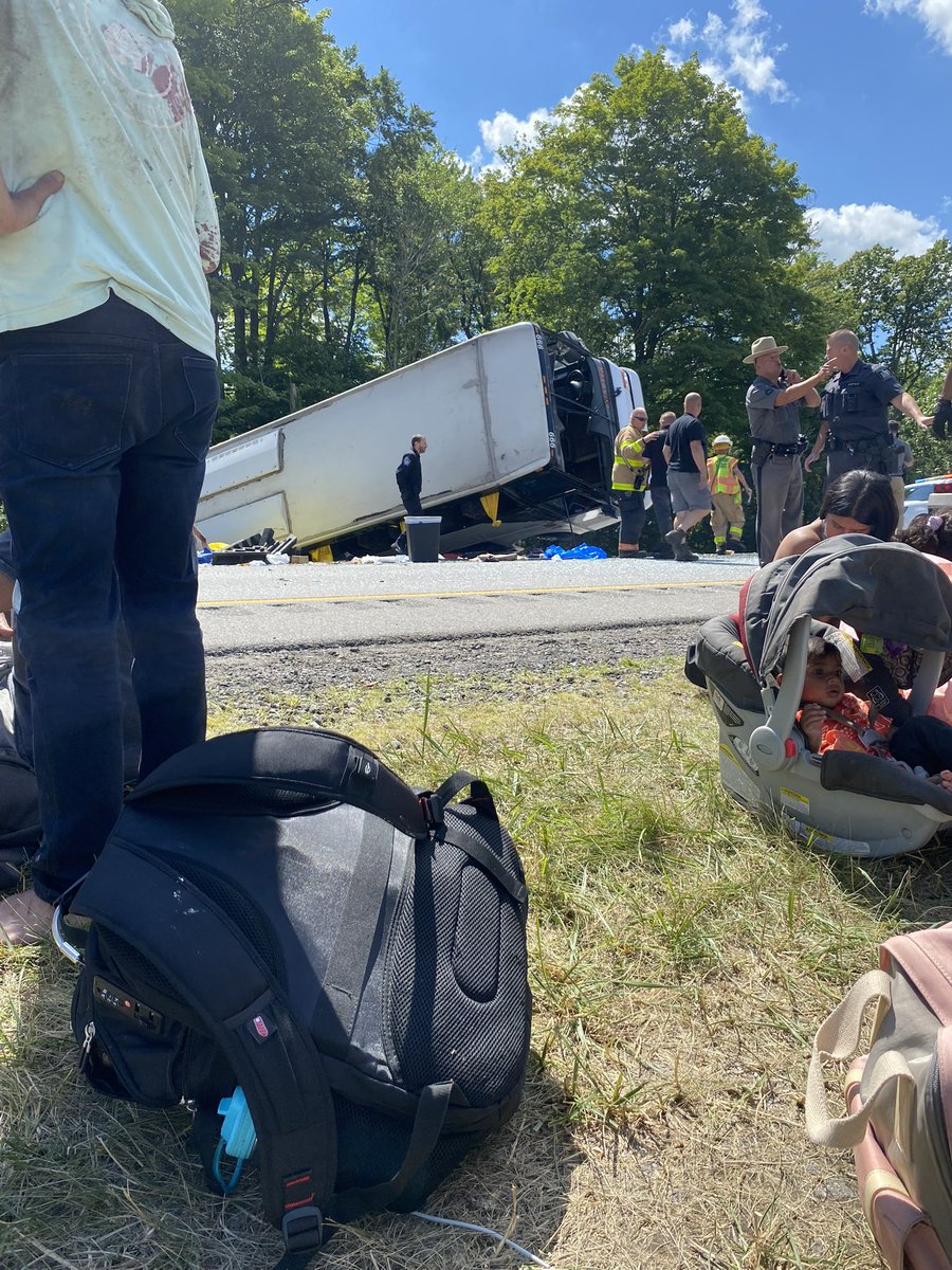 Adriana Loh (@adriana_loh) on Twitter photo Survivor, Gao Gao Yu, shares photos after climbing out of the tour bus that crashed on the NYS thruway Friday afternoon.
Hear more about her story <a href="/SPECNews1ROC/">Spectrum News 1 ROC</a> Survivor, Gao Gao Yu, shares photos after climbing out of the tour bus that crashed on the NYS thruway Friday afternoon.
Hear more about her story <a href="/SPECNews1ROC/">Spectrum News 1 ROC</a>