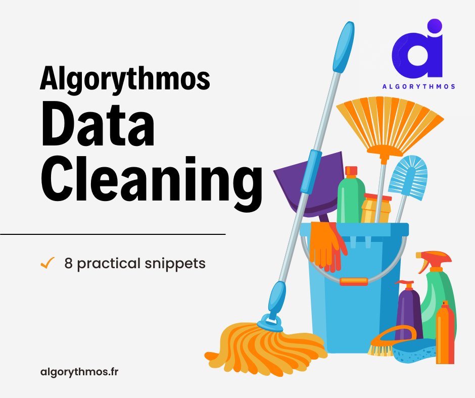 🧹 New from Algorythmos:
 The Practical Data Cleaning Toolbox for Every Data Scientist
8 Python snippets to:
✔️ Drop cols
✔️ Handle missing data
✔️ Convert dtypes
✔️ Fix timestamps

👉 Read here: medium.com/@algorythmos/t…

#DataScience #Python #AI