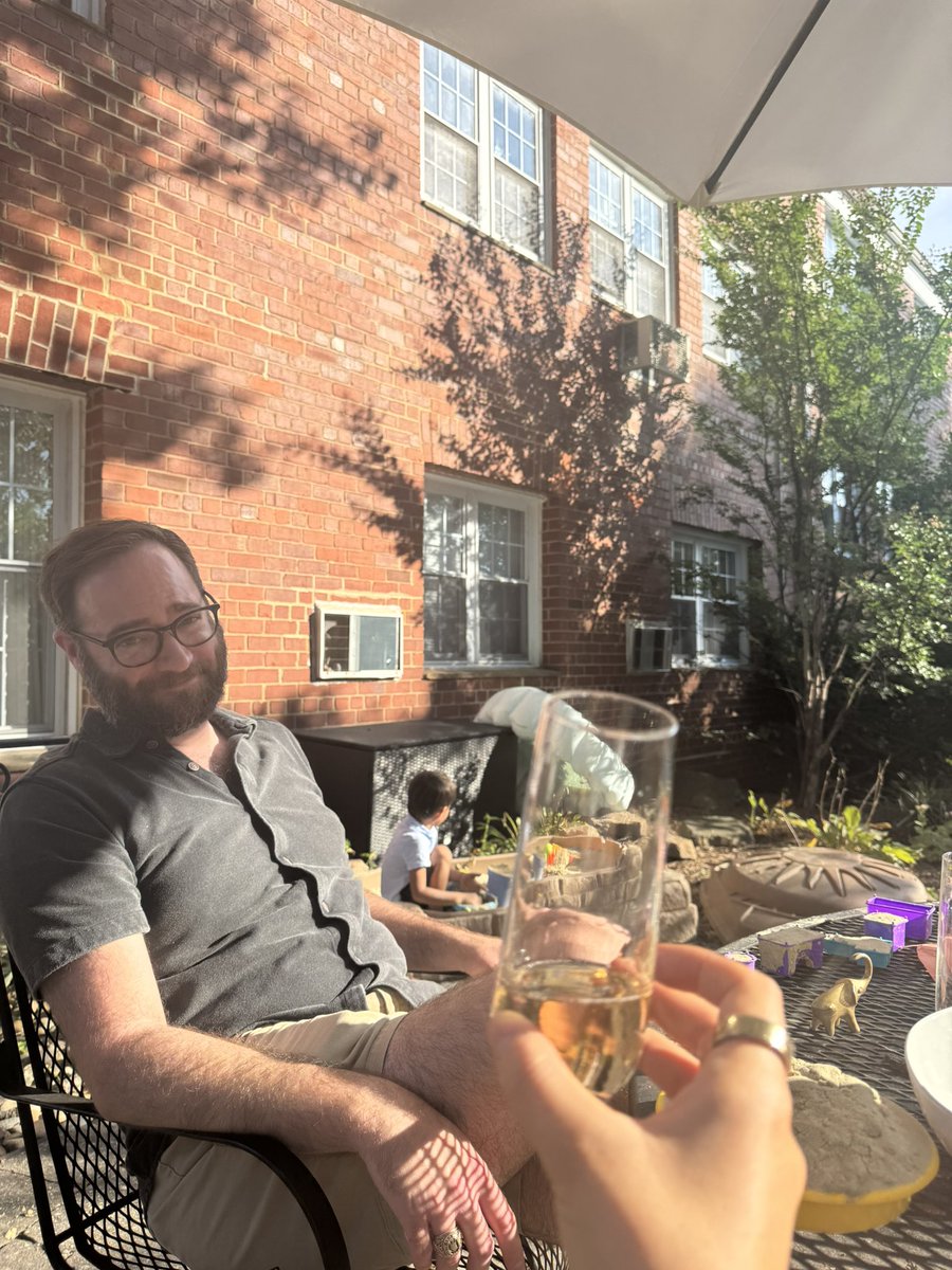 Enjoying a quiet afternoon with my boys 

Toasting to the WSJ story. 

But as I look at my dear son - himself once a vulnerable child, on the other side of the word. 

I think of all the moms and dads in Ukraine who’ve had their children abducted by Russia. 

I have the ability