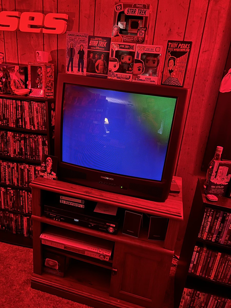 TONIGHT: Do I watch a really good movie on the big TV or a really bad movie on the crappy TV? 🤔