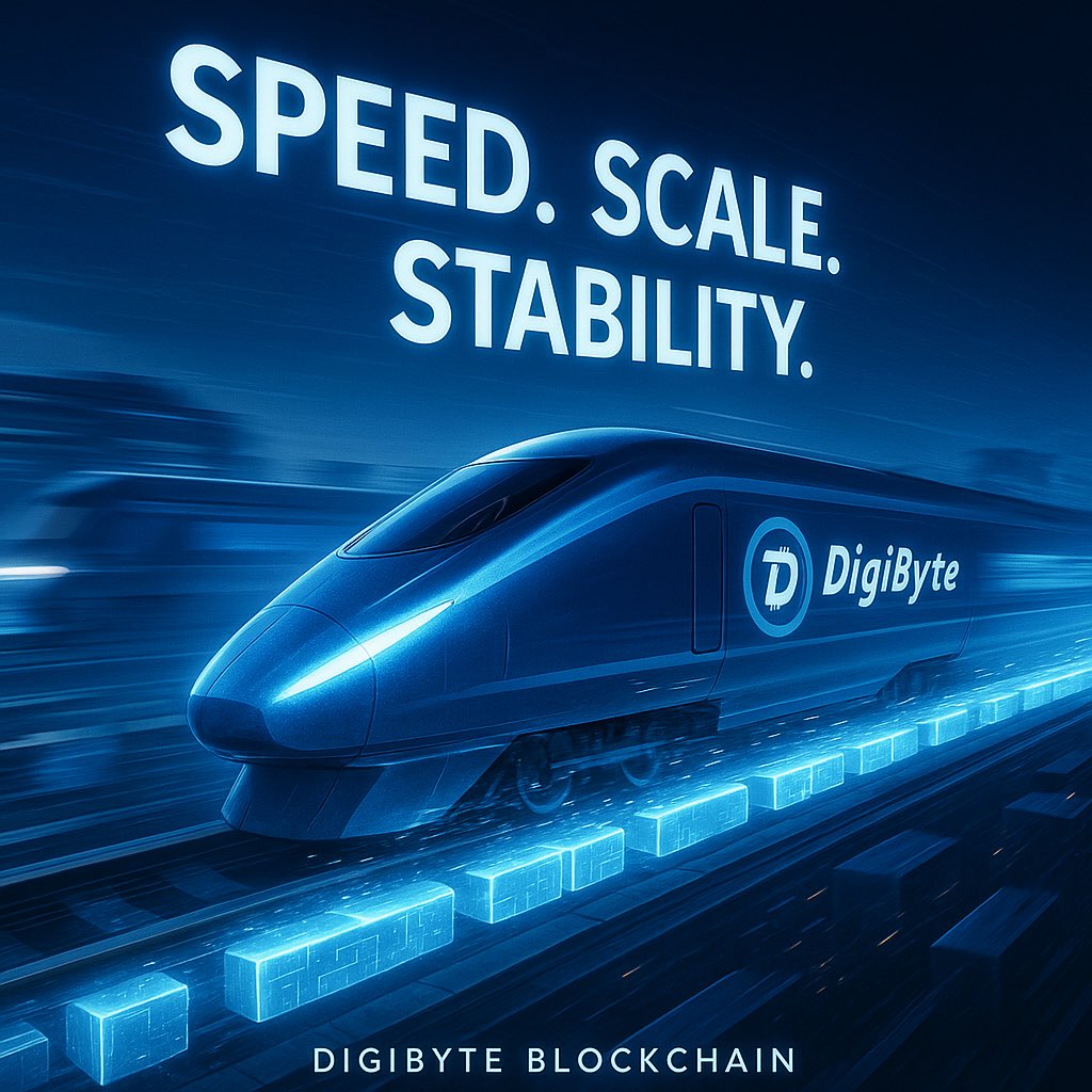 Digibyte's bullet train is 40x faster.
$DGB 🚂👀