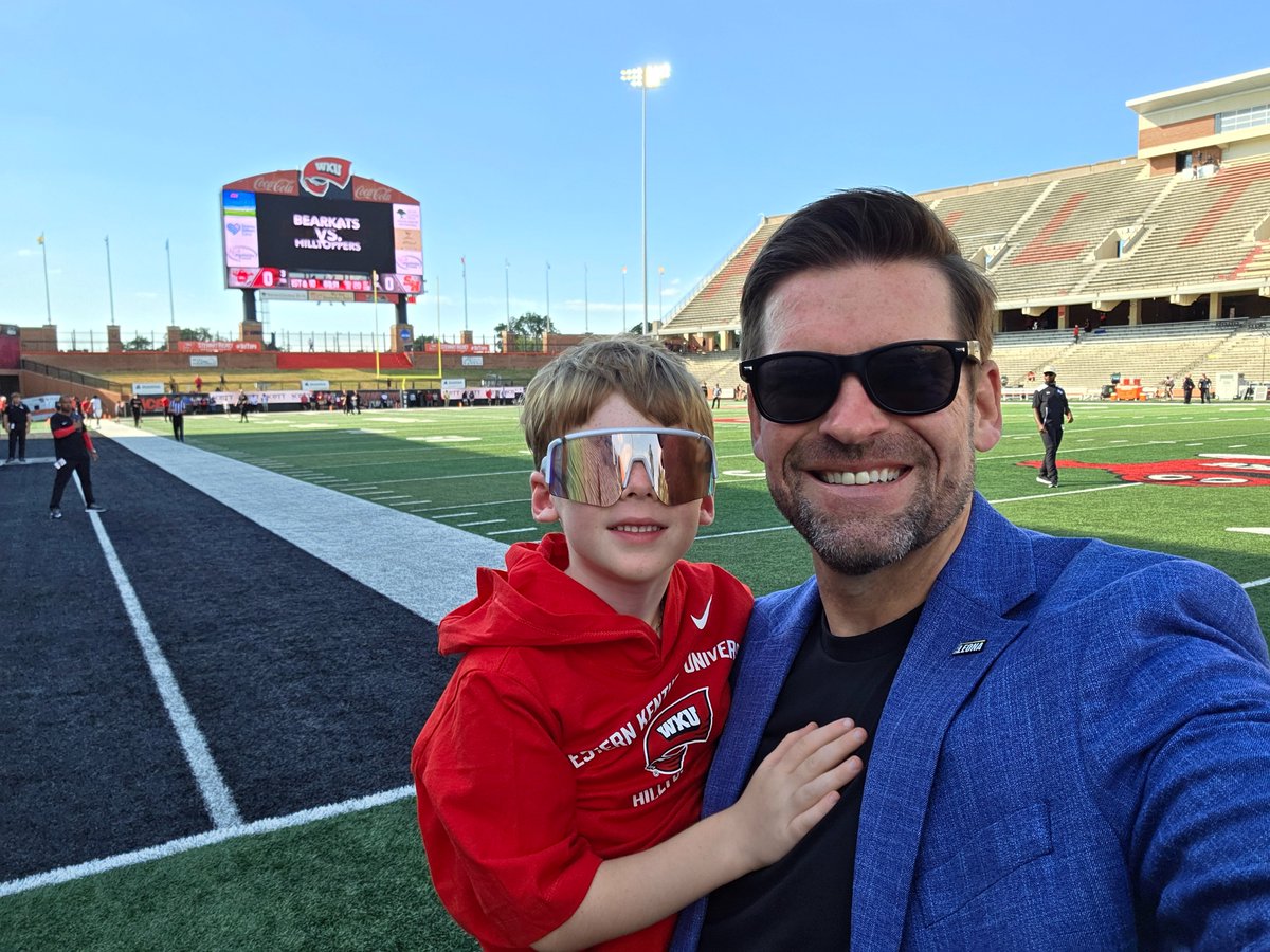 College Football is back and no better place to kick off the season than with <a href="/WKUSports/">WKU Sports</a> as they take on <a href="/SamHoustonState/">Sam Houston State</a> for the start of year nine of the <a href="/LEONAintel/">LEONA</a> Road Trip! Blessed to get these moments with my little man to come along! Thank you <a href="/ToddStewartWKU/">Todd Stewart</a>