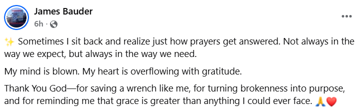 Bahahhaaaaaaa A wrench like me, oh man that's friggen hilarious. Now that's what I call a real tool lol James Bauder proving over and over that his MOU was exactly what we suspected it to be, sedition. And he also left his lovely wife back here holding the bag. WOW