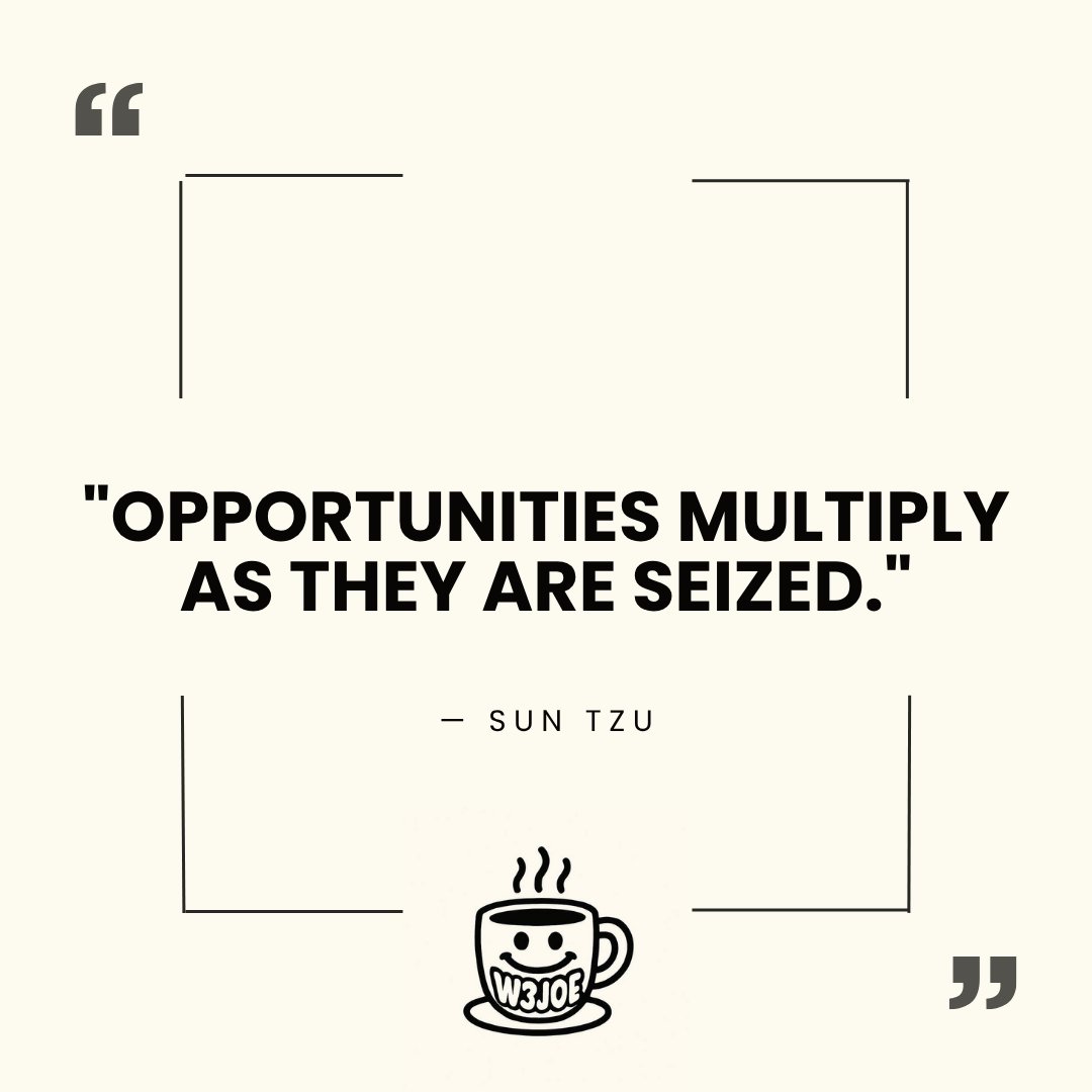 Opportunities multiply 📊