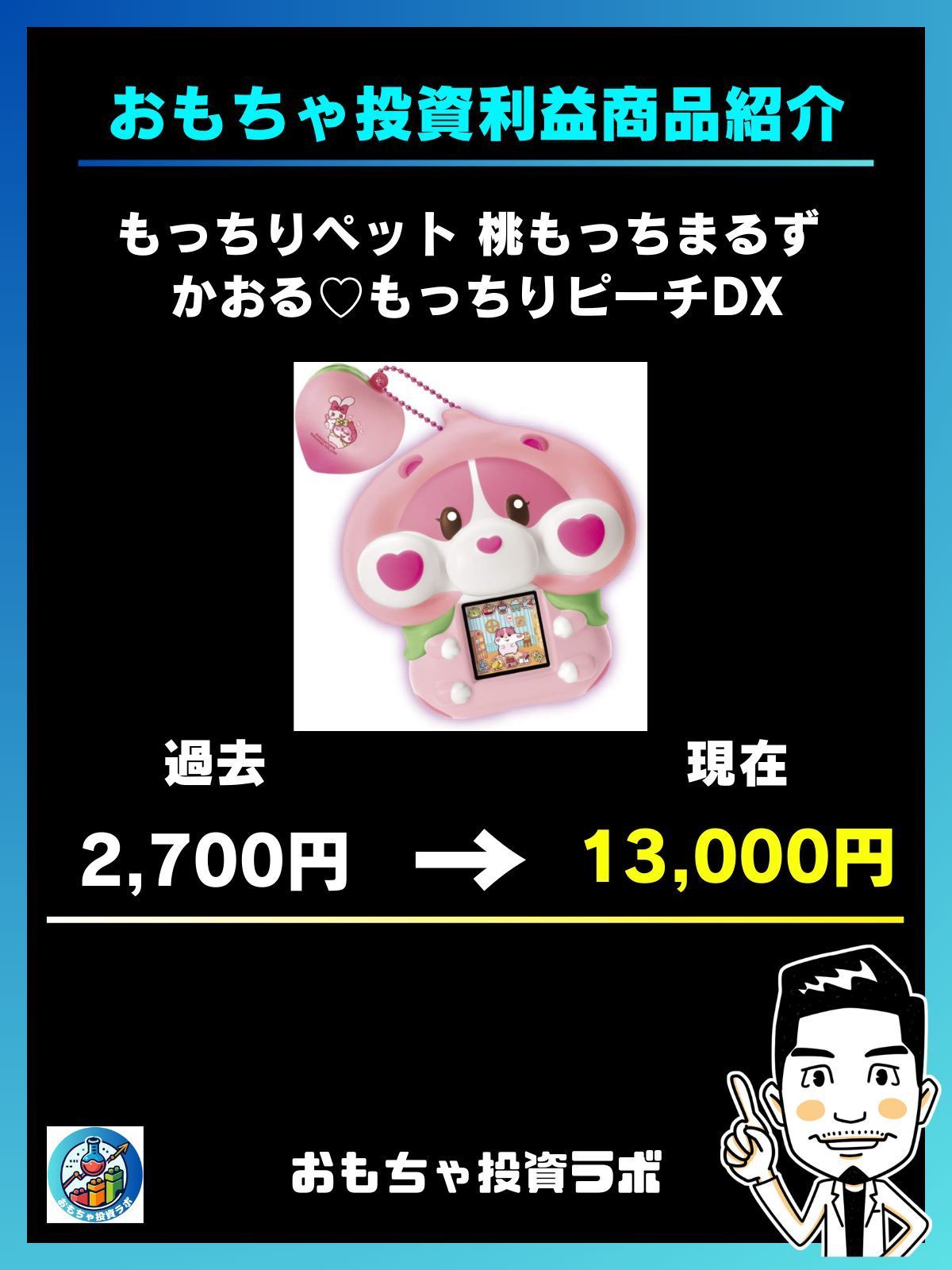 もっちりペット 桃もっちまるず かおる?もっちりピーチDX もっちりペット