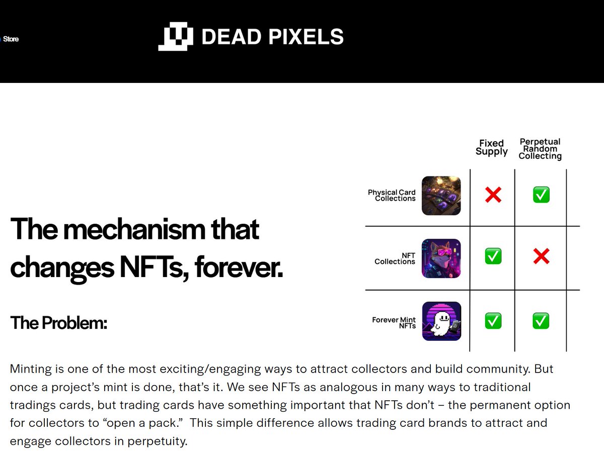 Real Crypto (@real_crypto_x) on Twitter photo I always thought #NFT's are boring Bullshit but Dead Pixels on #Hedera is an Amazing concept with their ForeverMint
<a href="/deadpixels_club/">Dead Pixels</a> invented a fun NFT experience
$HBAR - Hello Future I always thought #NFT's are boring Bullshit but Dead Pixels on #Hedera is an Amazing concept with their ForeverMint
<a href="/deadpixels_club/">Dead Pixels</a> invented a fun NFT experience
$HBAR - Hello Future