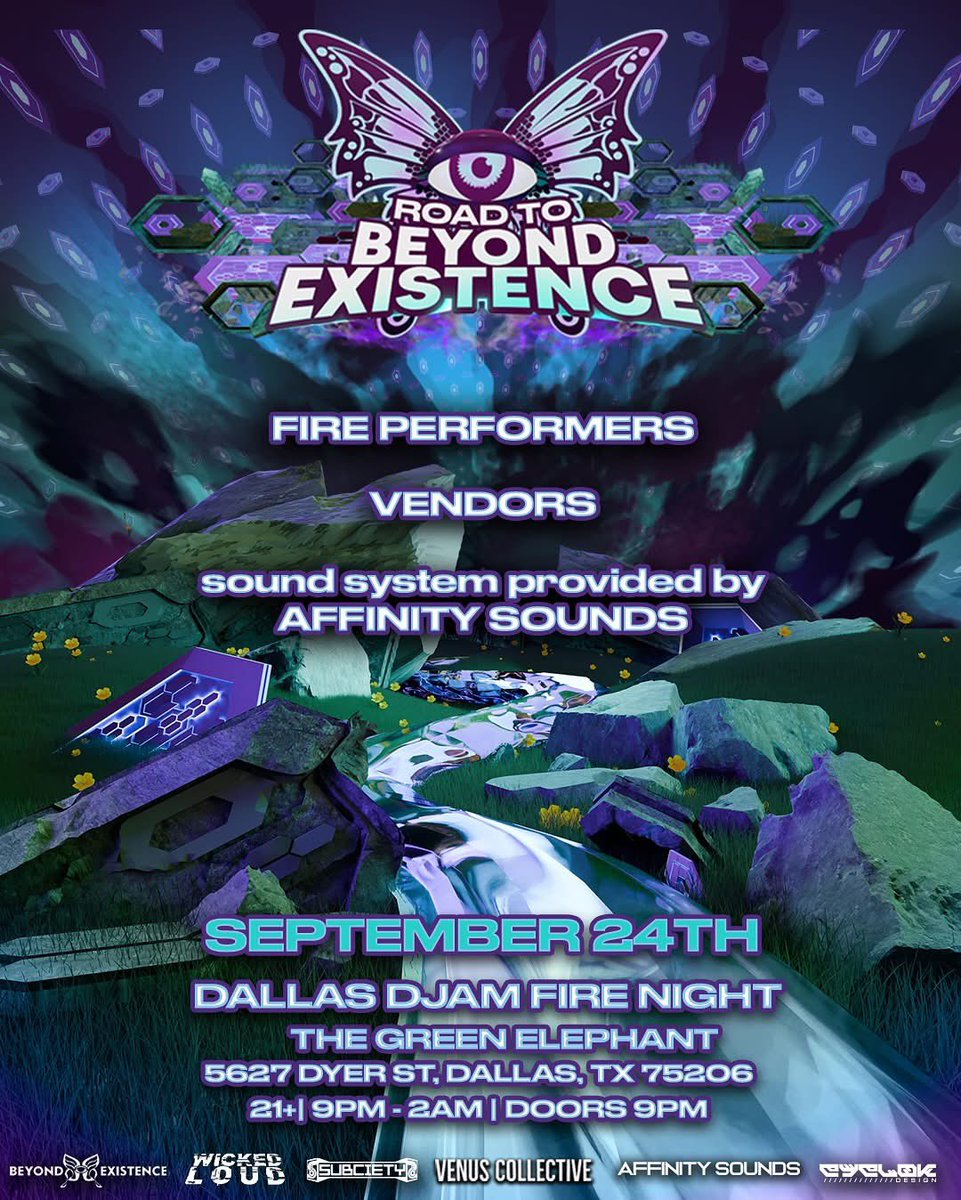 Xenotype and I are coming through Dallas Texas for “Road to Beyond Existence “ at Green Elephant September 24th!