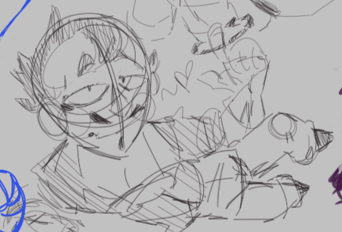 Por este maravilloso acontecimiento dibuje un poco de silent station, como en los viejos tiempo :3

#brawlstarsfanart #Silenstation #ChuckxGray #GrayxChcuk