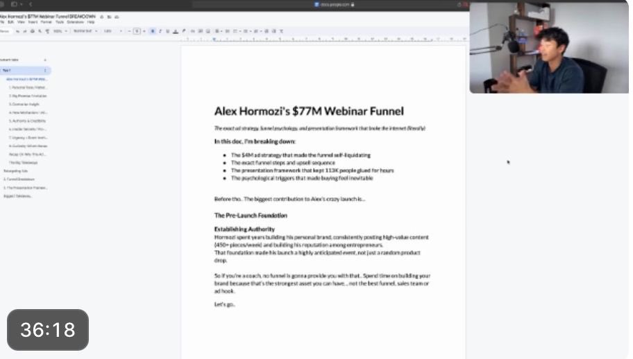 nguyentomyy's tweet image. alex hormozi broke the world record and made $100M in 3 days
i’ve made a 36 minute video funnel hacking his entire strategy including his exact ads
if you want me to send that over to you for free
repost and comment the word “mozi”