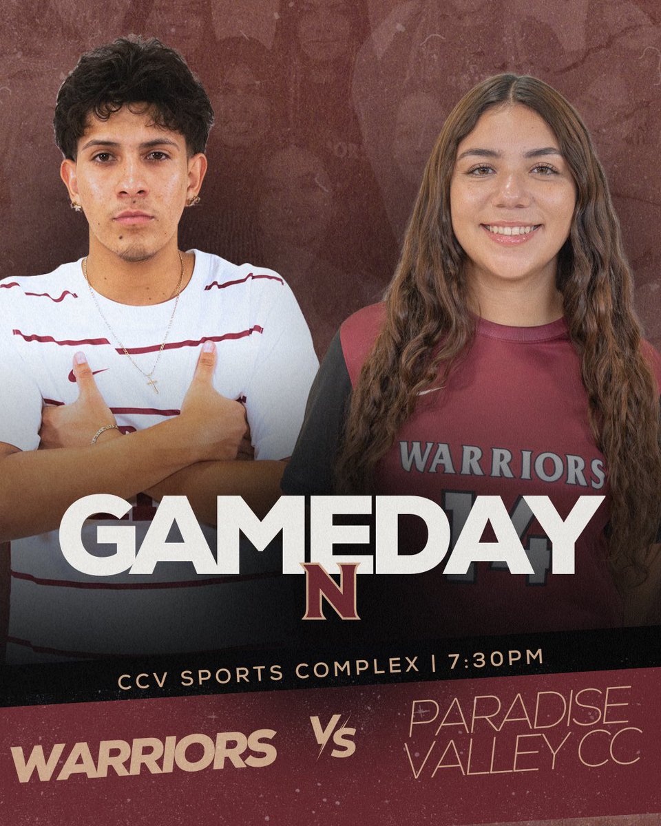 Come see your Nelson #Warriors inaugural men’s and women’s soccer squads open their seasons against Paradise Valley Community College tonight at CCV in Peoria - both at 7:30pm!