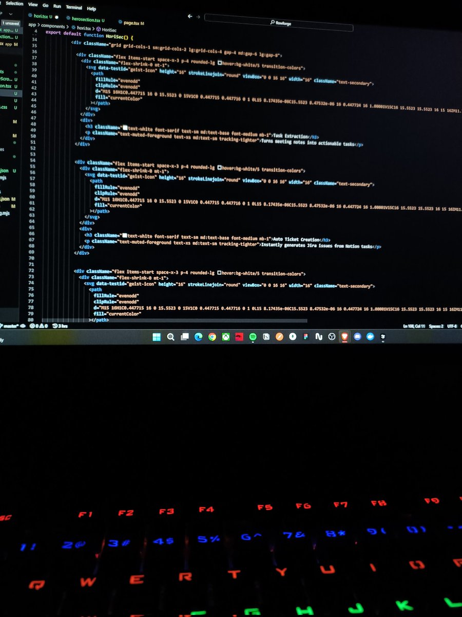 FrostbytHitsuG's tweet image. Watching ideas slowly come alive on localhost feels like magic
Watching my ideas slowly come alive on localhost feels like magic
From lines of code to something interactive this is why I love building
#FullStackDeveloper #WebDev #Nextjs #JavaScript #TailwindCSS #BuildInPublic