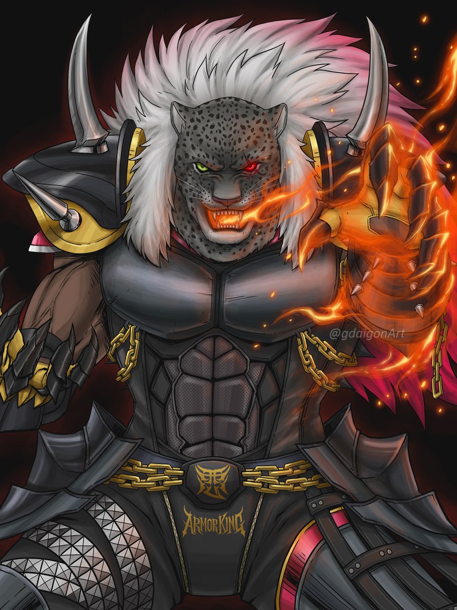 Armor King🔥 #TEKKENArt #TEKKEN8Art