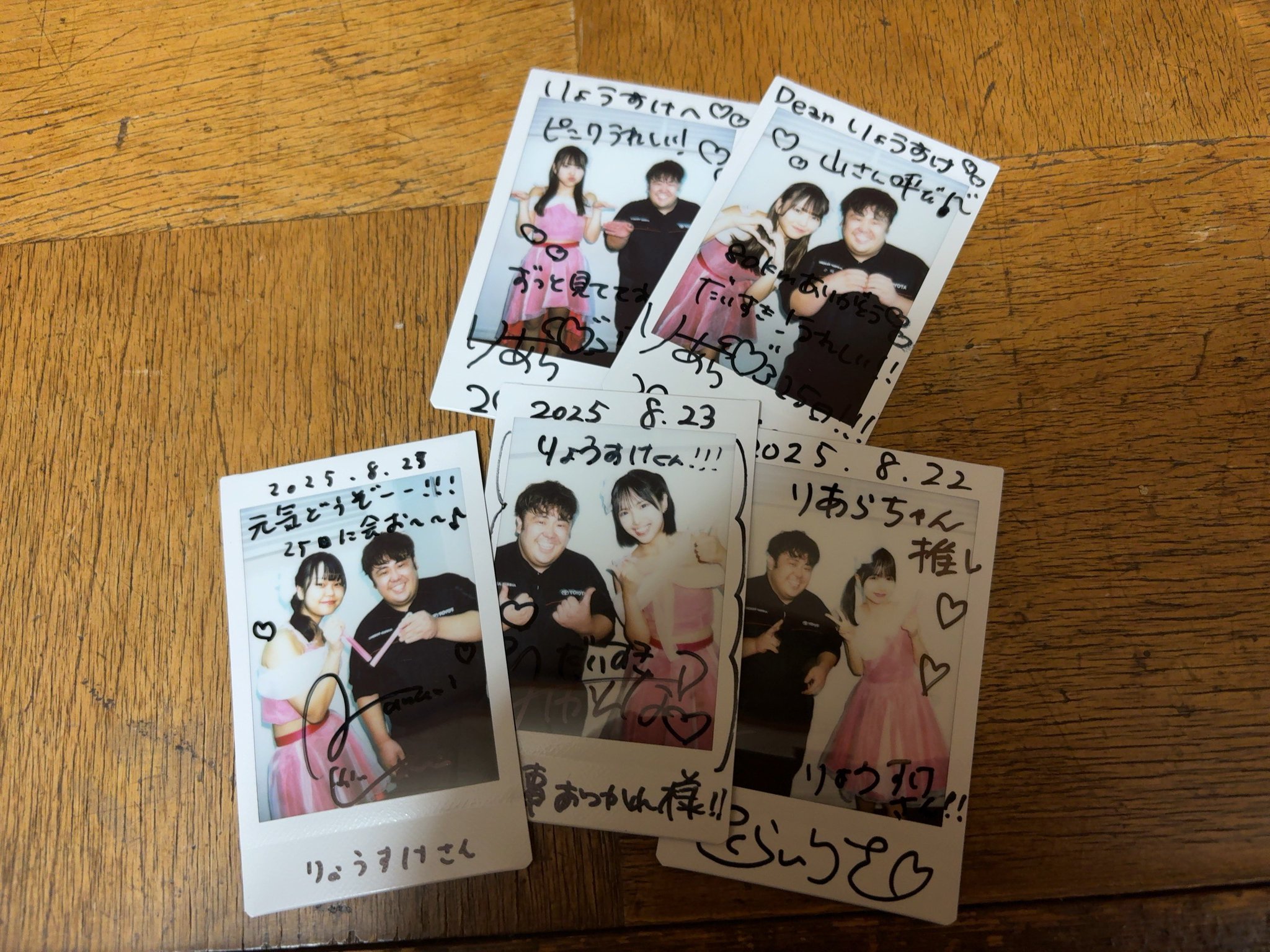 らぶしっく りょう チェキ 46 らぶしっく りょう チェキ風カード Half Anniversary LIVE