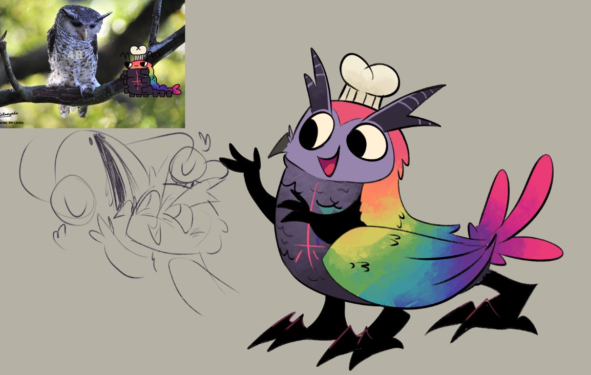 day 10 of turning COTL NPCs into owls
Rakshasa was destined to be a griffin. I had it planned from the start