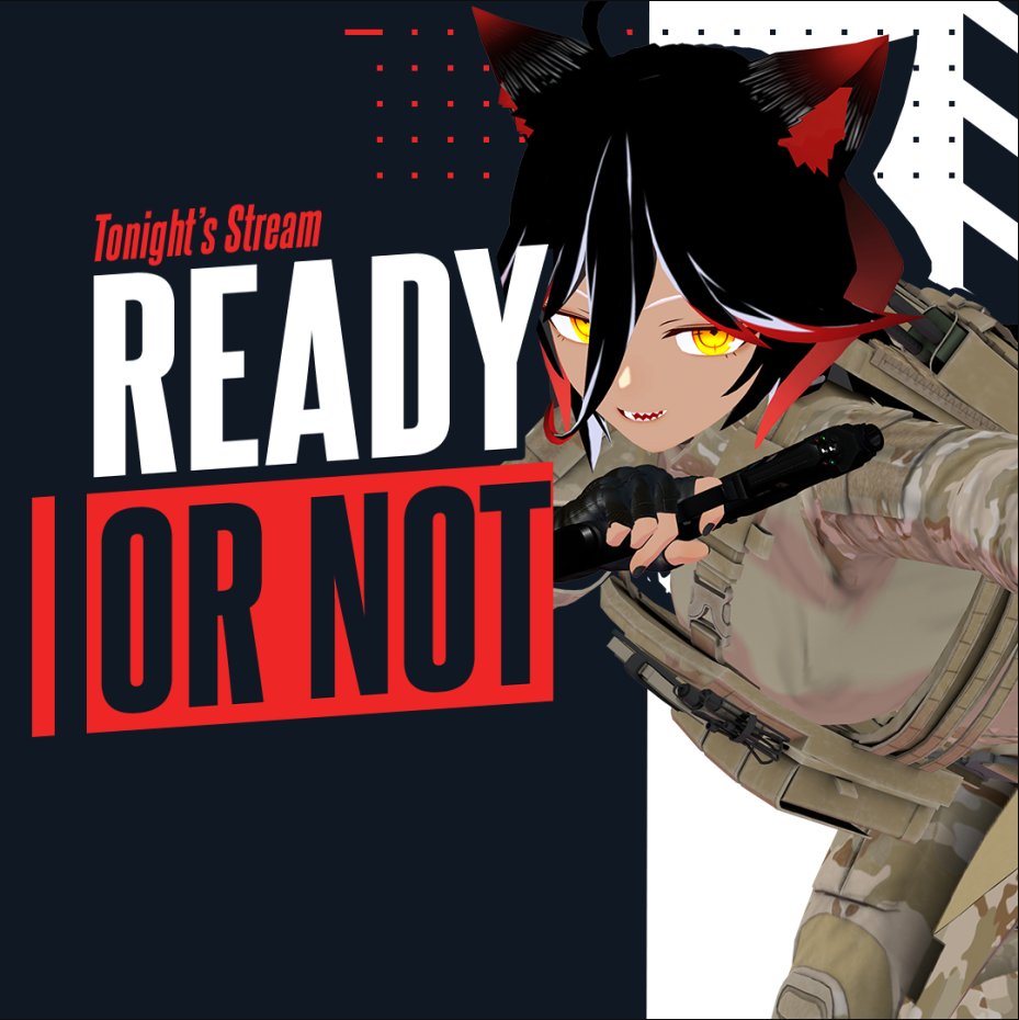 In less than 2 hours my friends and I will do a little policing of the streets.

With us on the job everything is going to go smoothly...well mostly anyway.

See you all at 6PM MST for some Ready or Not!

#VTuber #ENVtuber #ReadyOrNot