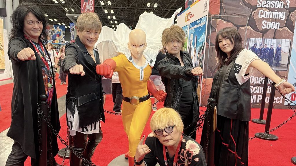AnimetrendsLA's tweet photo. Jam Project y BABYMETAL estarán a cargo del Opening en la tercera temporada de ONE PUNCH MAN. 👊
#anime #Season3 https://t.co/vWtocKhatm