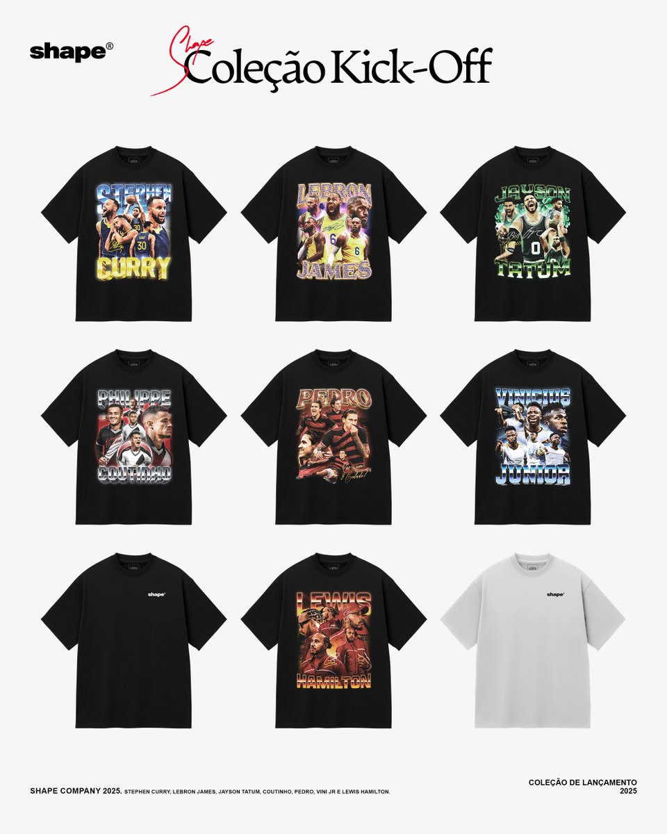 oshapearts's tweet photo. O Trabalho não para então já estamos pensando nas estampas para os próximos Drops por aqui!

Dito isso, vamos demorar um pouco pra lançar elas ainda. Porém se você pudesse escolher, quais Atletas seriam a sua escolha para estarem no próximo Drop?

Comenta ai! https://t.co/EePvo8ZBgj