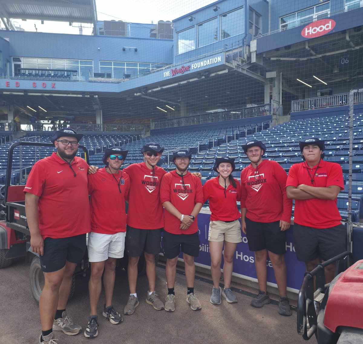 WooSox Grounds Crew (@woosoxgrounds) on Twitter photo Shout-out to <a href="/pioneerathletic/">Pioneer Athletics</a> for dropping off some nice bucket hat swag this week! Big hit with the crew! Shout-out to <a href="/pioneerathletic/">Pioneer Athletics</a> for dropping off some nice bucket hat swag this week! Big hit with the crew!