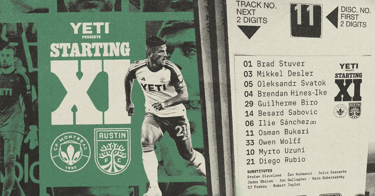 AustinFC's tweet image. The XI in Québec.

#AustinFC x @YETICoolers