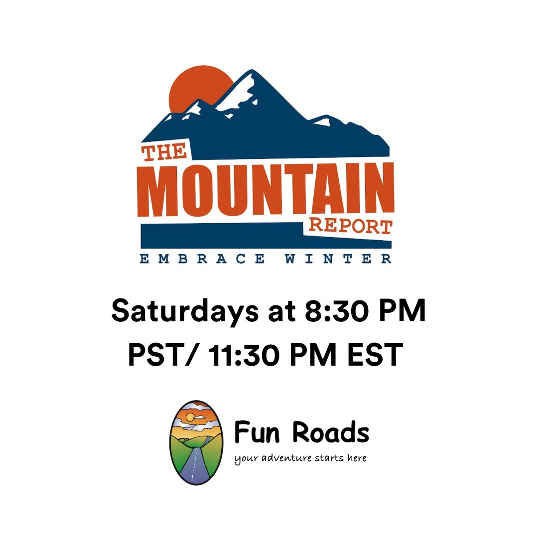 Stay in the know, wherever you go—The Mountain Report brings you the latest mountain news, weather, and updates straight from the slopes. 🏔️❄️ #TheMountainReport #FunRoadsTV
