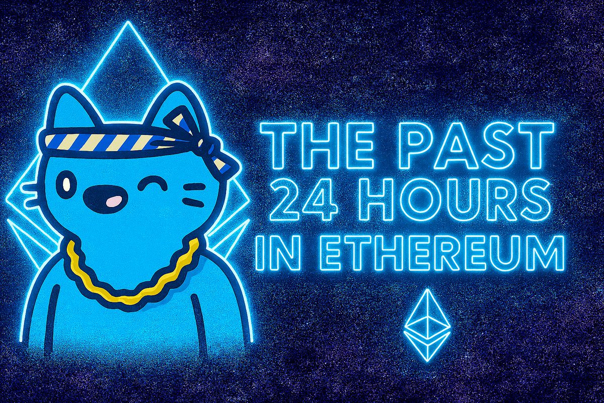 Crypto-Gucci.eth α΅α΅π¦π (@cryptogucci) on Twitter photo The Past 24 Hours In #Ethereum, a thread π§΅
- ETHZilla files $10B offering to buy more ETH
- Bitmine buys $45M more ETH
- ETH gas fees are at historic lows
- Bitcoin whales continue to sell BTC for ETH
- $SBET $BMNR & $ETHZ are some of most mentioned stocks on Bloomberg
+ more The Past 24 Hours In #Ethereum, a thread π§΅
- ETHZilla files $10B offering to buy more ETH
- Bitmine buys $45M more ETH
- ETH gas fees are at historic lows
- Bitcoin whales continue to sell BTC for ETH
- $SBET $BMNR & $ETHZ are some of most mentioned stocks on Bloomberg
+ more