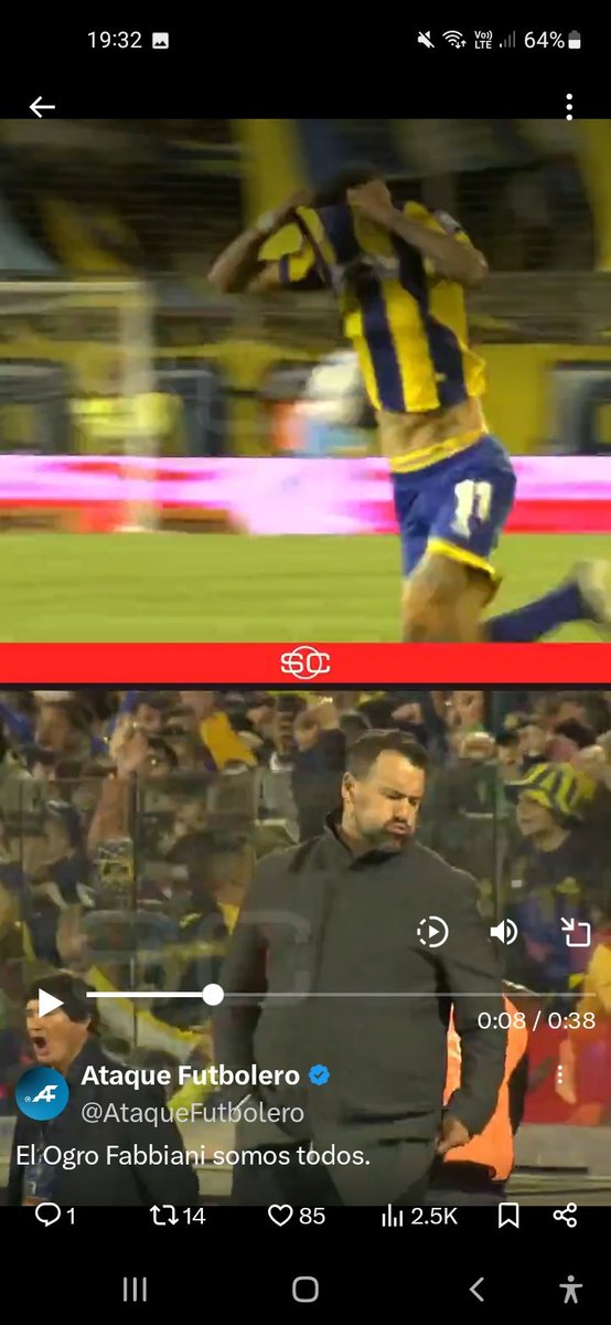 El Ogro toma Leche 
Admira el Gol de Fideo