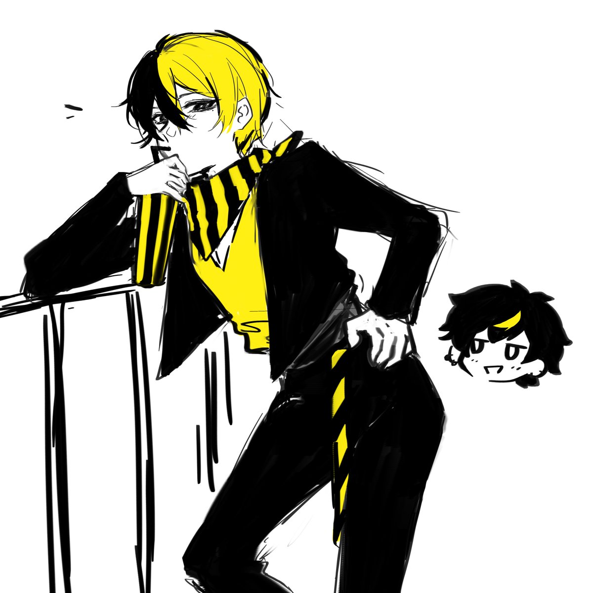 quick traffic jam toya doodles because he's sexy af and akito ig 彰冬