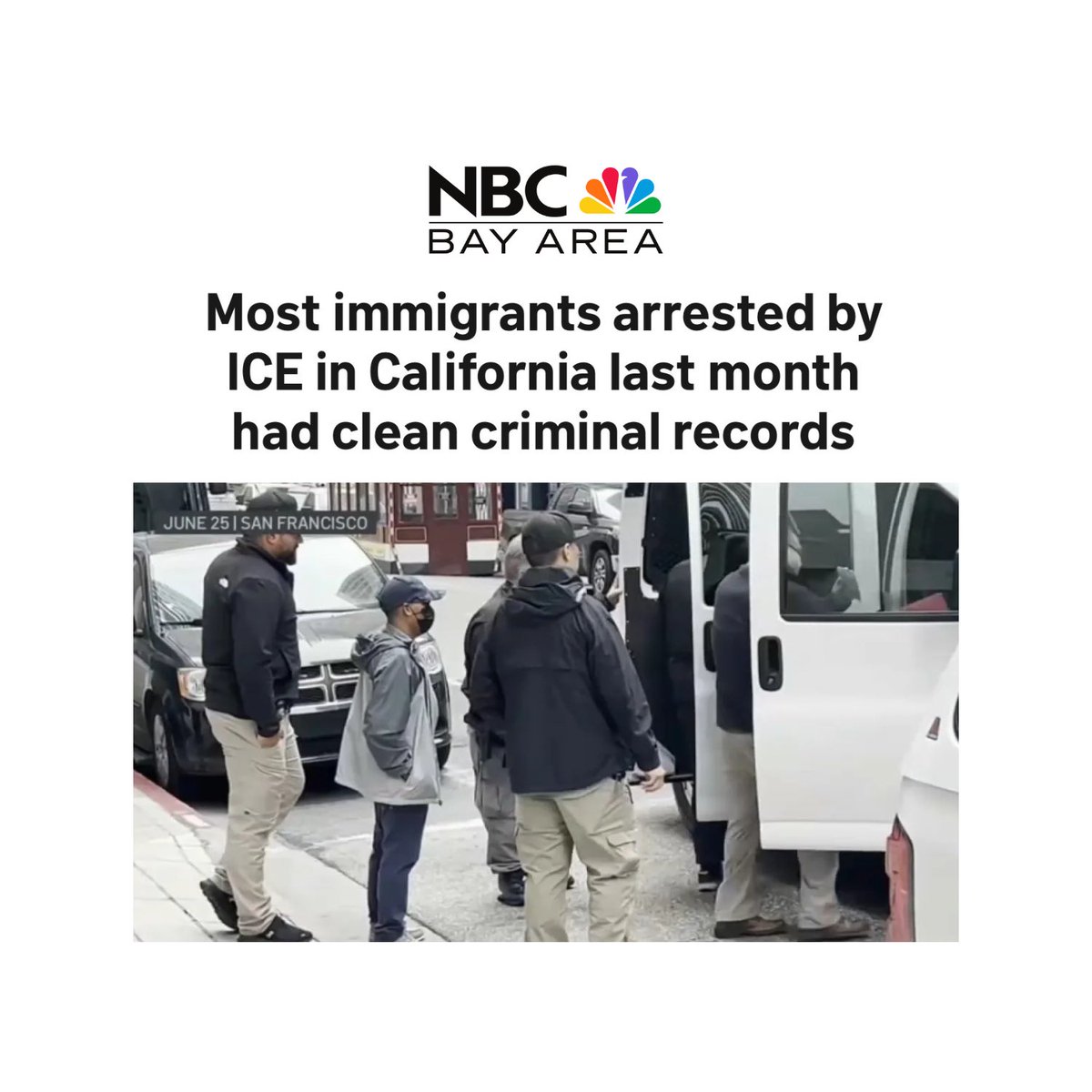 Governor Gavin Newsom (@cagovernor) on Twitter photo Most of the immigrants ICE arrested in California last month have never even been charged with a crime, much less convicted.
If <a href="/realDonaldTrump/">Donald J. Trump</a> says he’s only targeting the “worst of the worst,” why do his own numbers prove otherwise? Most of the immigrants ICE arrested in California last month have never even been charged with a crime, much less convicted.
If <a href="/realDonaldTrump/">Donald J. Trump</a> says he’s only targeting the “worst of the worst,” why do his own numbers prove otherwise?