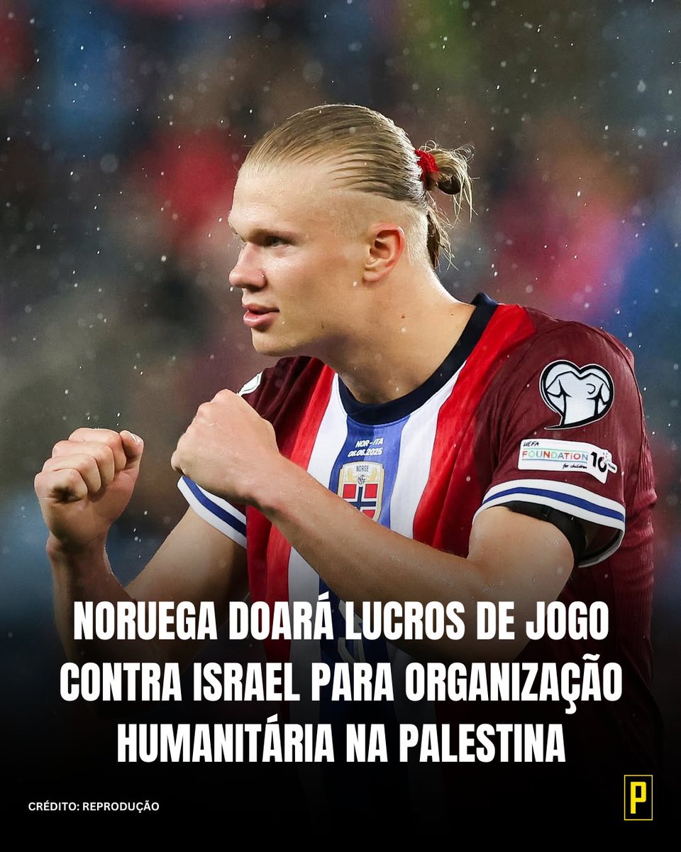 Em mais uma ação de apoio ao povo palestino, a Federação de Futebol da Noruega decidiu doar os lucros do próximo jogo contra a seleção de Israel, pelas Qualificatórias Europeias da Copa do Mundo, para uma organização humanitária em Gaza.

"Nem nós nem outras organizações podemos
