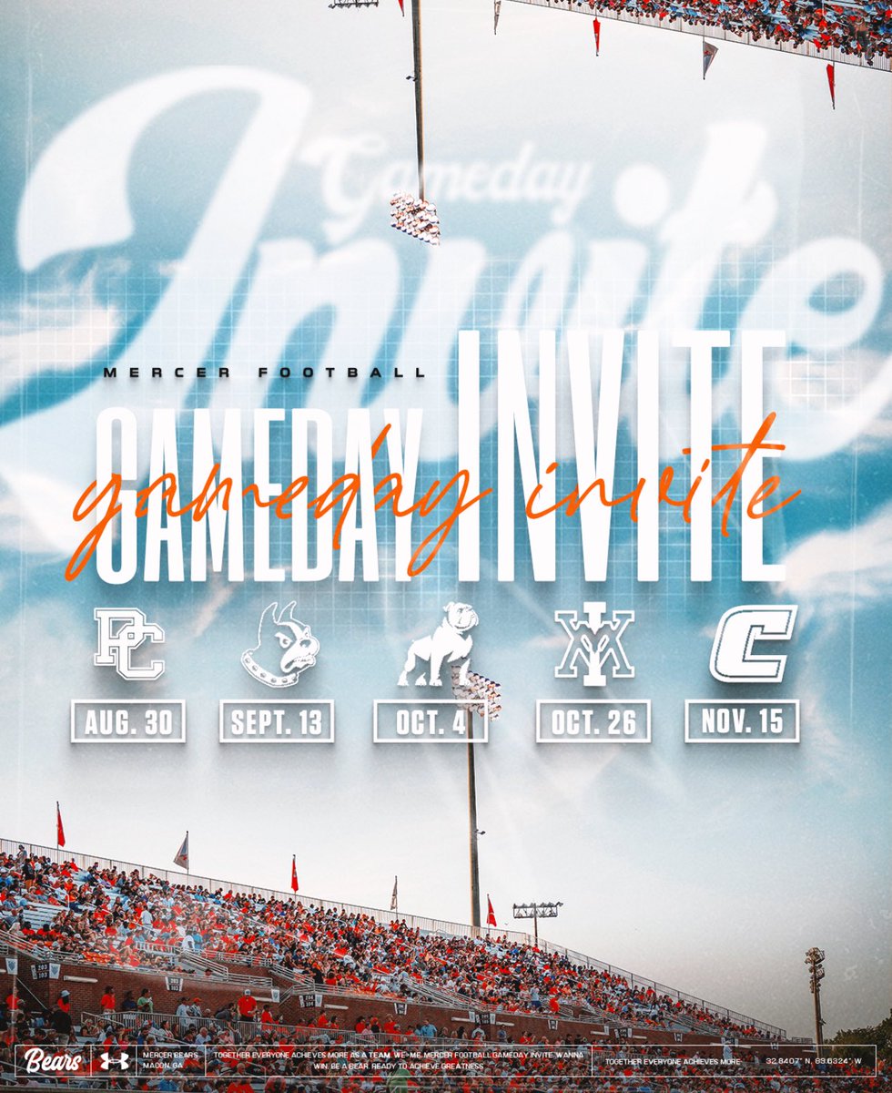 Thanks <a href="/MercerFootball/">Mercer Football</a> and <a href="/CoachJones_25/">Fred Jones</a> for the game day invite