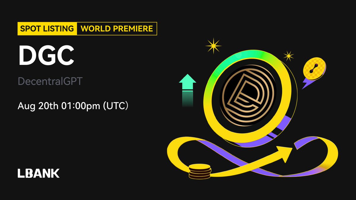 $DGC is live on LBank

The listing has already happened, and here’s how it looks right now:

- 24h Volume: $464.2K
- Market Cap: only $3.78M

For a project with this scale and vision, that feels like a huge undervaluation:

➢ First-ever decentralized LLM inference infrastructure