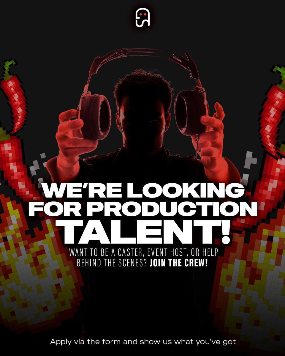 🔥 Ready to turn up the heat?
We’re looking for production talent! 🎙️🎧
Join the crew and make every game legendary.

👉 Link on the comments

#GameOn #JoinTheCrew