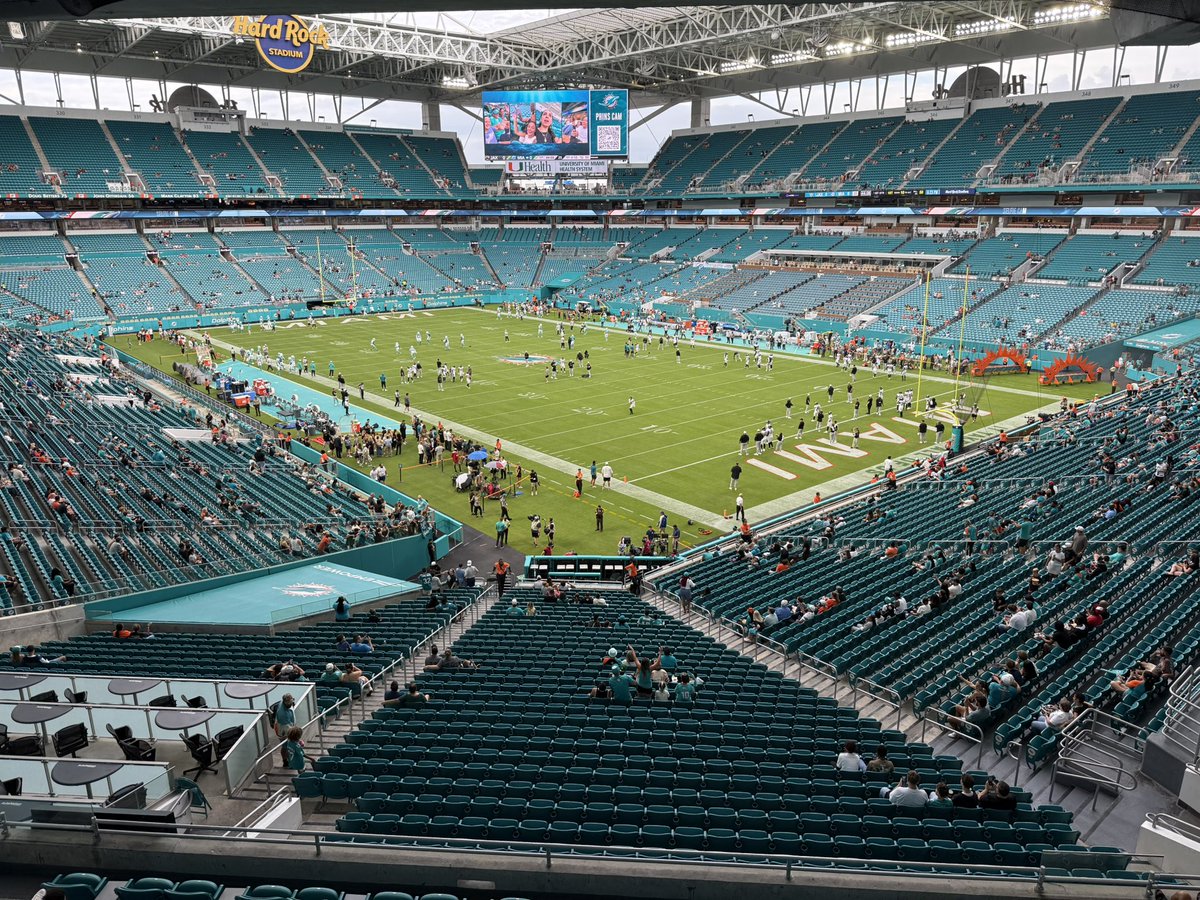 Josh Appel (@joshappel) on Twitter photo Almost time for the preseason finale at Hard Rock Stadium.
Jaguars and the Dolphins. Most of Miami’s starters are going to get one final tune-up, while Jacksonville is planning to sit nearly all of its starters.
7:00 EST kickoff on <a href="/SportsUSALive/">Sports USA Live</a> with <a href="/G_Bernard25/">Giovani Bernard</a>. Almost time for the preseason finale at Hard Rock Stadium.
Jaguars and the Dolphins. Most of Miami’s starters are going to get one final tune-up, while Jacksonville is planning to sit nearly all of its starters.
7:00 EST kickoff on <a href="/SportsUSALive/">Sports USA Live</a> with <a href="/G_Bernard25/">Giovani Bernard</a>.