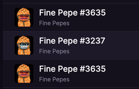 RektdJames's tweet image. @FinePepes going so much higher.  
this wallet just dropped about $2K to stack Hoodies.
He&apos;s god damn fine.  #puppetvibes