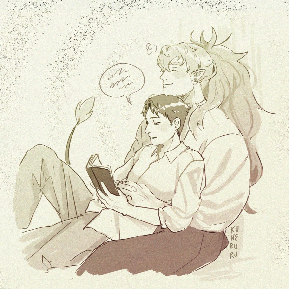 [ ocs ] Johan reading to Auvo 🤍