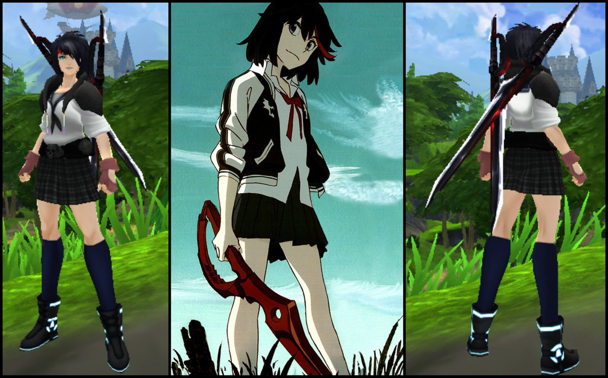 Enter Ryuko Matoi from the PG-13 mini series "Kill La Kill"

Note to the Art Department: Is there a chance to have a version of the Gamer Hoodie back accessory WITHOUT the RGB stripes?, since they are the only things preventing the asset from combining with everything.

#AQ3D