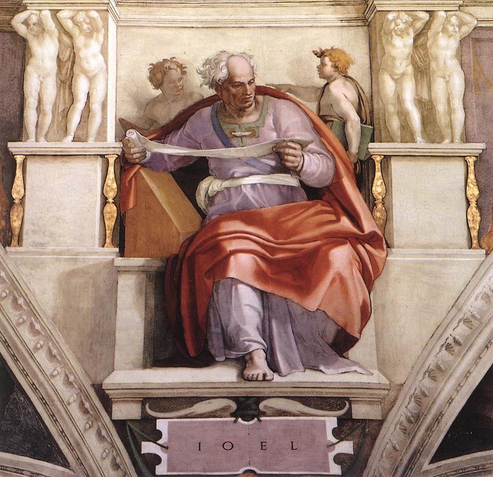 Michelangelo (@fanmichelangelo) on Twitter photo Sistine Chapel Ceiling: The Prophet Joel #artbots #michelangelo Sistine Chapel Ceiling: The Prophet Joel #artbots #michelangelo