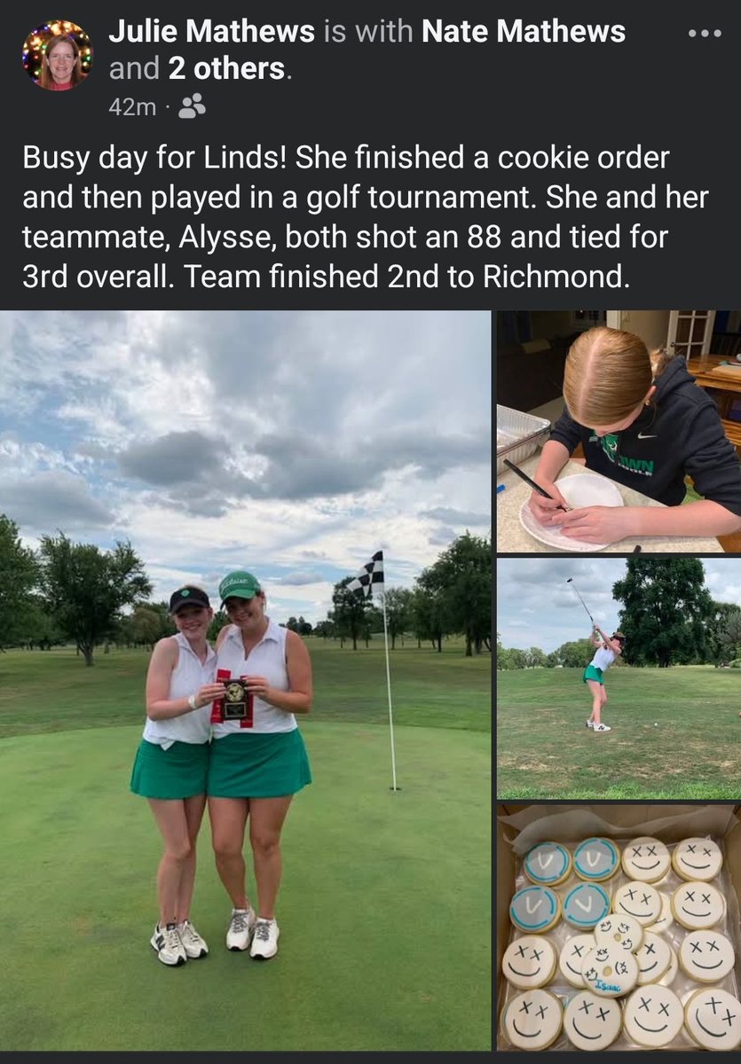 Proud of Linds! She's a battler and a grinder. It's been a very rough week for her for a variety of reasons.