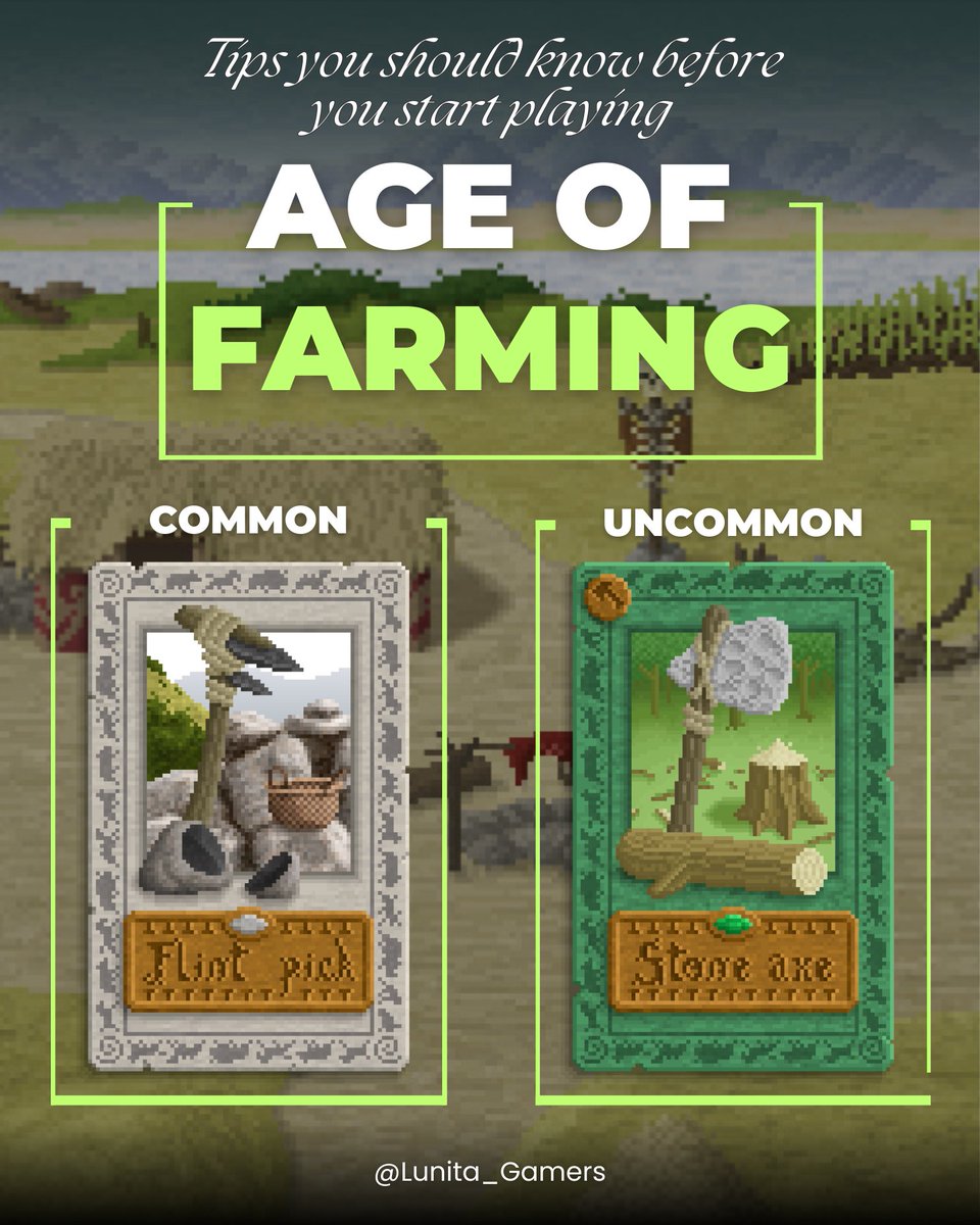 Lunita.ron | KIND⚡$CAG (@lunita_gamers) on Twitter photo 💡 <a href="/Age_of_Farming/">Age of Farming Ronin</a> Tip From my experience, I've learned that creating two different rarities at the same time is a mistake. Why?
👉 You'll consume more resources than you produce.
👉 This slows down your progress because instead of optimizing, you stagnate your economy.
🧵1/2 💡 <a href="/Age_of_Farming/">Age of Farming Ronin</a> Tip From my experience, I've learned that creating two different rarities at the same time is a mistake. Why?
👉 You'll consume more resources than you produce.
👉 This slows down your progress because instead of optimizing, you stagnate your economy.
🧵1/2