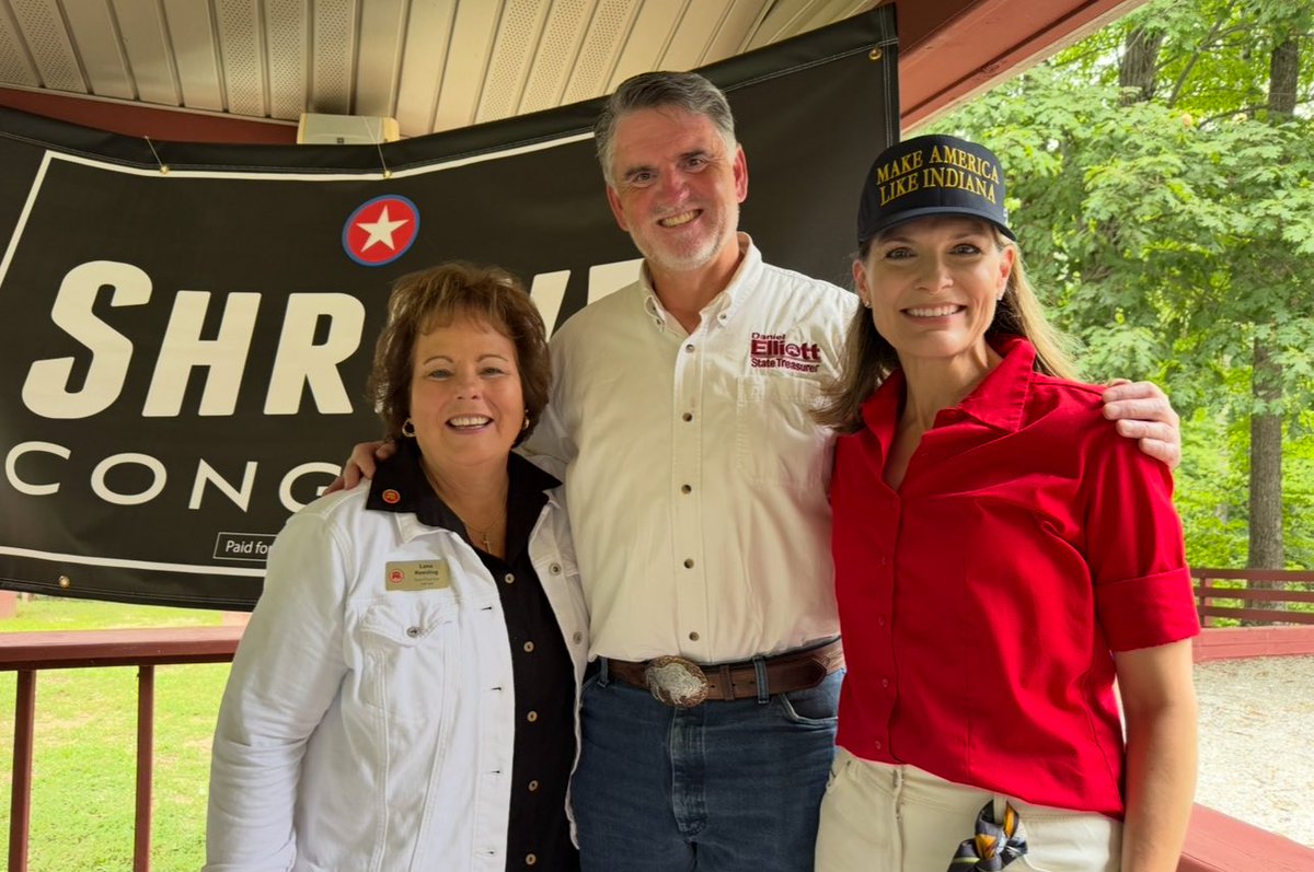 Steve Justus (@smjustus) on Twitter photo A few from <a href="/TeamJimBanks/">Team Banks</a> traveled to Milroy, Indiana today for the <a href="/JeffersonShreve/">Jefferson Shreve</a> All-American Picnic. Great to chat with Brandon from <a href="/IndianaAFP/">AFP - Indiana</a> along with many <a href="/Jim_Banks/">Jim Banks</a> supporters. A few from <a href="/TeamJimBanks/">Team Banks</a> traveled to Milroy, Indiana today for the <a href="/JeffersonShreve/">Jefferson Shreve</a> All-American Picnic. Great to chat with Brandon from <a href="/IndianaAFP/">AFP - Indiana</a> along with many <a href="/Jim_Banks/">Jim Banks</a> supporters.