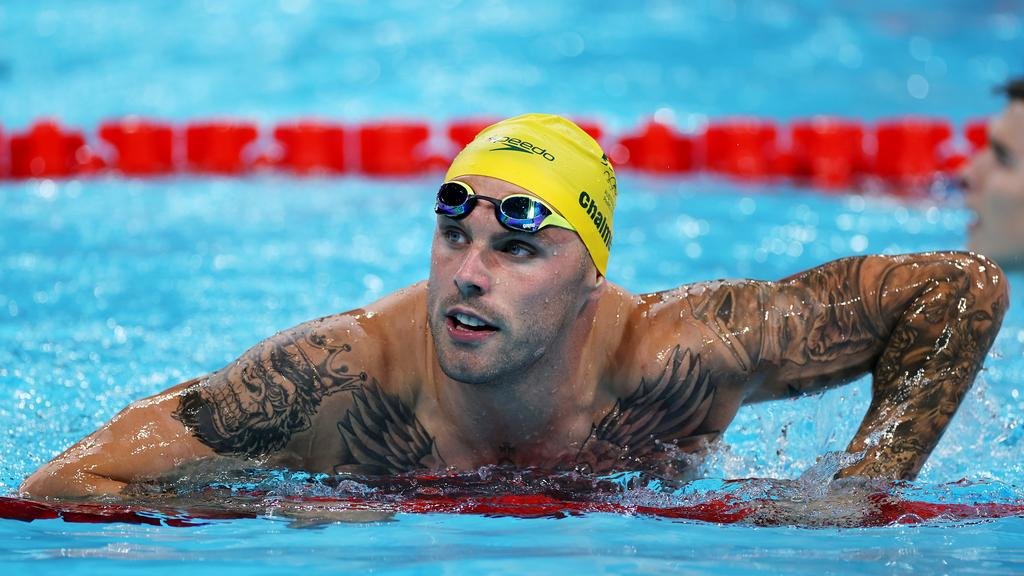 swimupdates's tweet photo. Olympic Champion Kyle Chalmers on the stomach bug that swept World Championships and left him in the bathroom "sh!tting blood" before the 4x100 Free Relay:

"Thank you Team USA." https://t.co/fBhoH7ucGZ