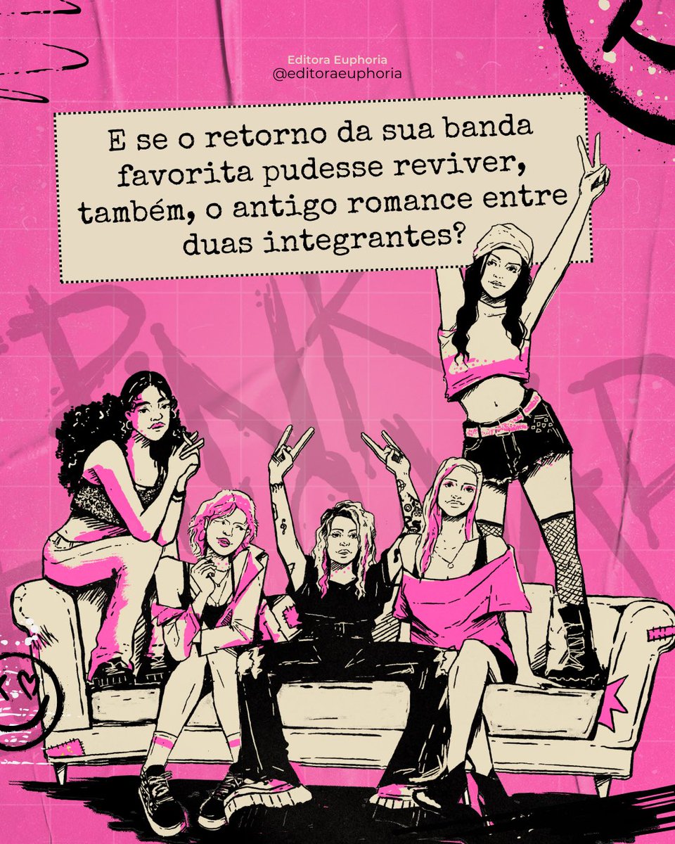 editoraeuphoria's tweet photo. 👩‍❤️‍💋‍👩🤘Afinem suas guitarras e preparem seus cartões! PINK LEMONADE é o mais novo romance sáfico do baldaverso prestes a chegar na Euphoria, com uma pré-venda digna de banda de rock! Dia 1, às 20h, no site da cobrinha! 💕🐍 https://t.co/pZbnKob7WV
