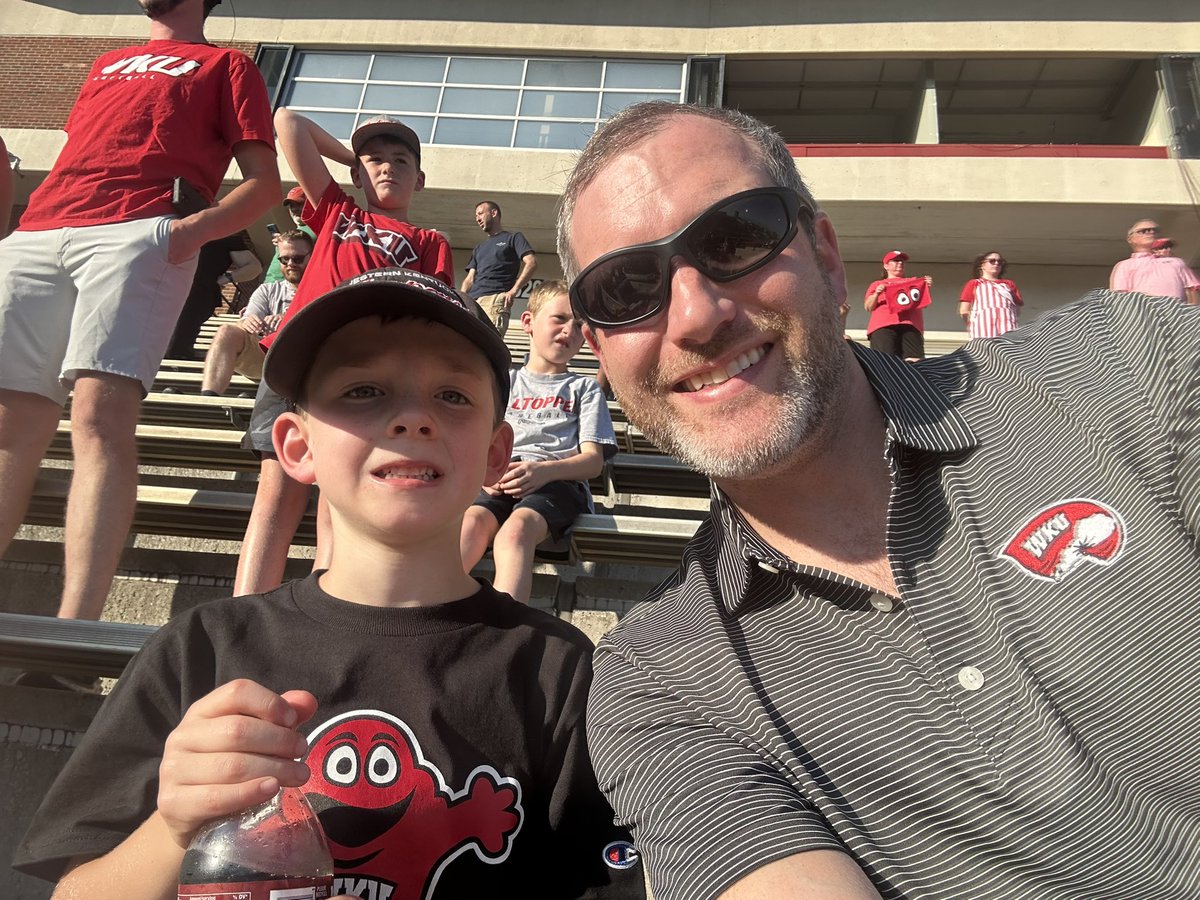 Glad to take my little buddy to the game with me