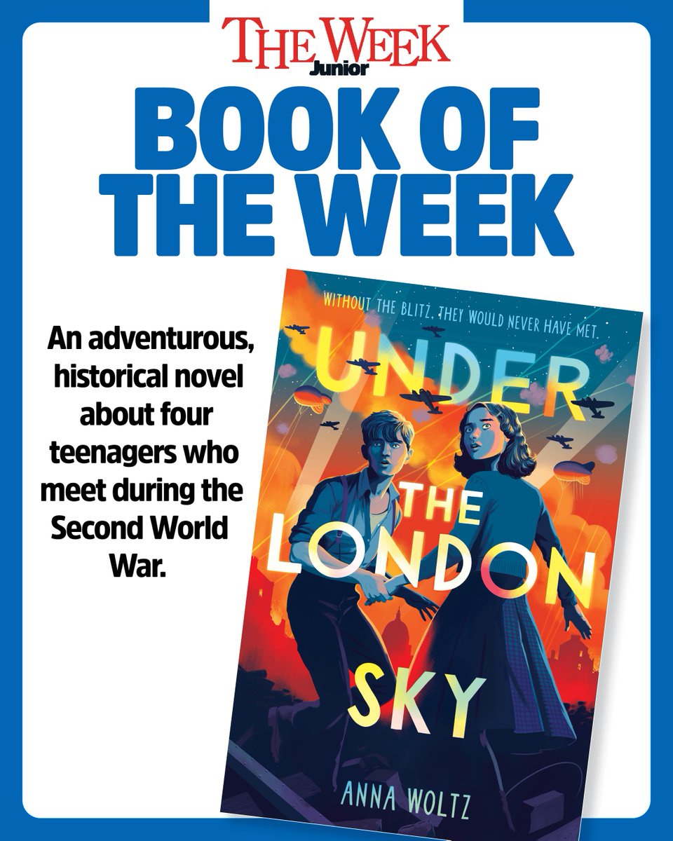 The Week Junior (@theweekjunior) on Twitter photo Our #BookoftheWeek is Under the London Sky by Anna Woltz, translated by <a href="/M_Hutchison/">Michele Hutchison</a> and published by <a href="/RocktheBoatNews/">Rock the Boat 🌊</a>.
In our Q&A, Woltz talks about her interest in the Second World War, languages and her tips for aspiring writers.
📸 © <a href="/DoodlesByDavid/">David Dean Illustration</a> #BookClub Our #BookoftheWeek is Under the London Sky by Anna Woltz, translated by <a href="/M_Hutchison/">Michele Hutchison</a> and published by <a href="/RocktheBoatNews/">Rock the Boat 🌊</a>.
In our Q&A, Woltz talks about her interest in the Second World War, languages and her tips for aspiring writers.
📸 © <a href="/DoodlesByDavid/">David Dean Illustration</a> #BookClub