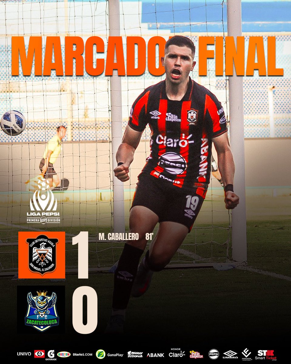 ⏱️ 𝐅𝐈𝐍𝐀𝐋 𝐃𝐄𝐋 𝐏𝐀𝐑𝐓𝐈𝐃𝐎 ⚽️

Nos quedamos con los +3 puntos. 🔥

#VamosÁguila 🦅 #Jornada7 #ÁguilaTodaLaVida