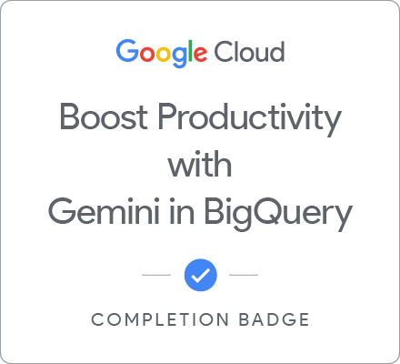 Want to boost your productivity? Of course, we have a course for you.

Through conceptual explanations, a practical use case, and hands-on labs, you'll learn about Gemini in BigQuery's features to assist data-to-AI workflow → goo.gle/4mxBqEi