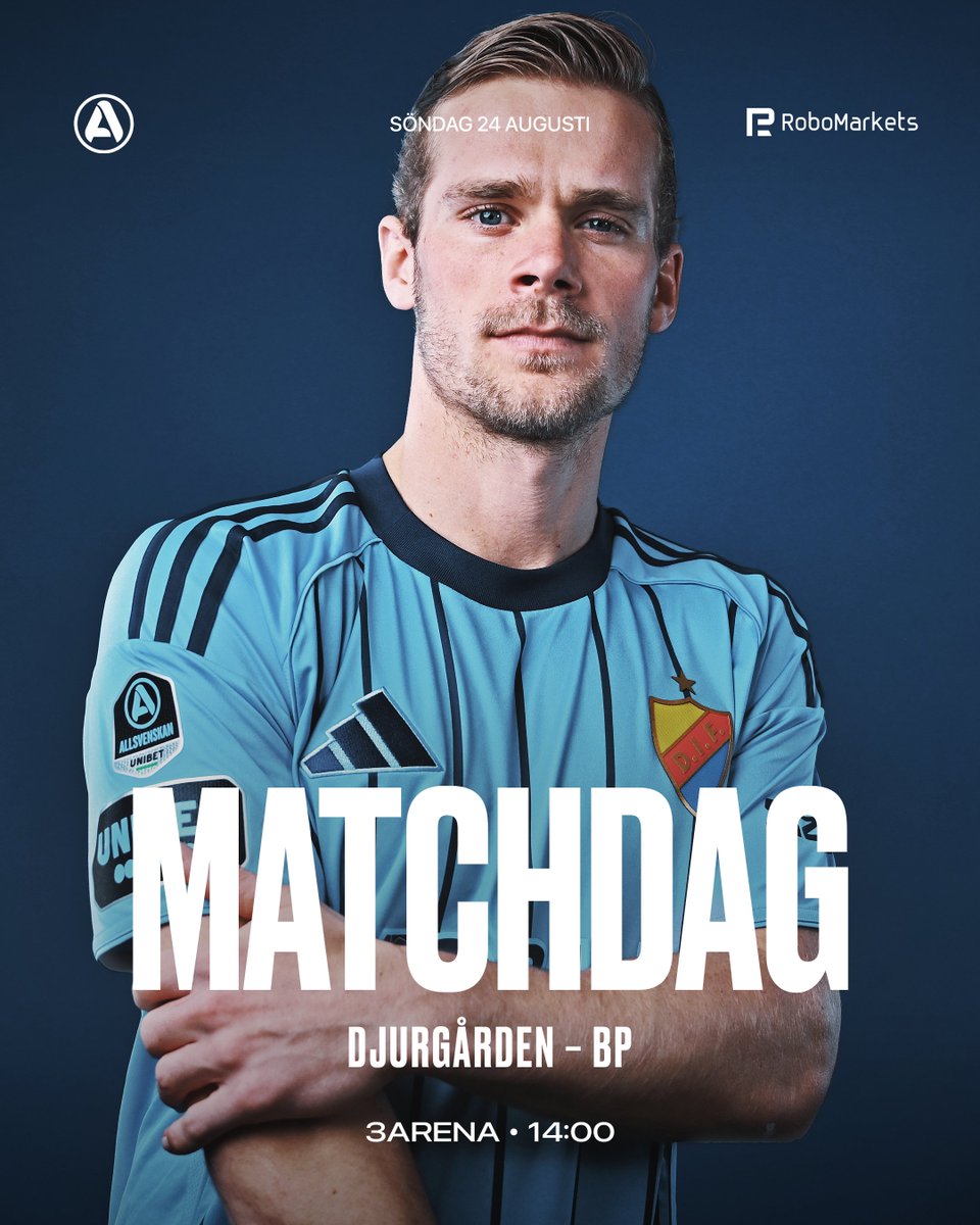 Djurgården Fotboll (@dif_fotboll) on Twitter photo Ta på din finaste matchtröja och stötta laget till 3 poäng 👕
Avspark 14:00 på 3Arena!
Biljetter och all matchinformation på DIF.se Ta på din finaste matchtröja och stötta laget till 3 poäng 👕
Avspark 14:00 på 3Arena!
Biljetter och all matchinformation på DIF.se